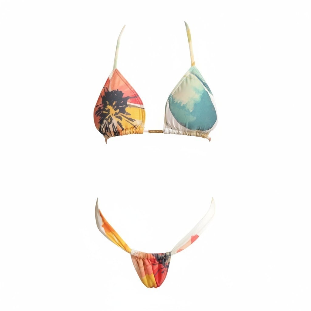 Bikini colores tropi